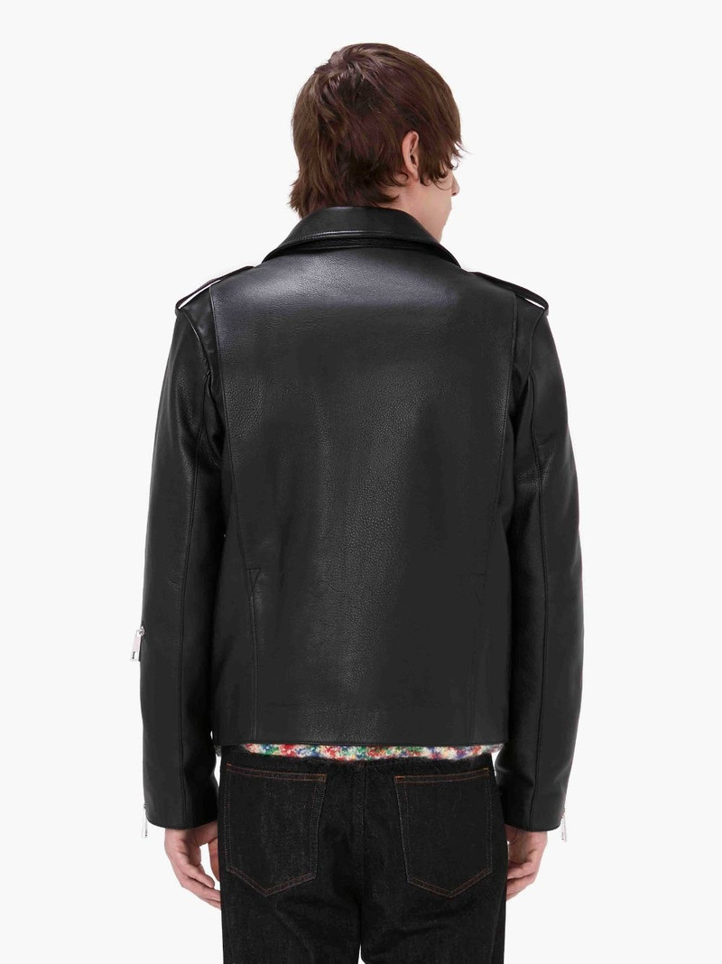 A.P.C. X JW ANDERSON - BLOUSON MORGAN - LEATHER BIKER JACKET 3