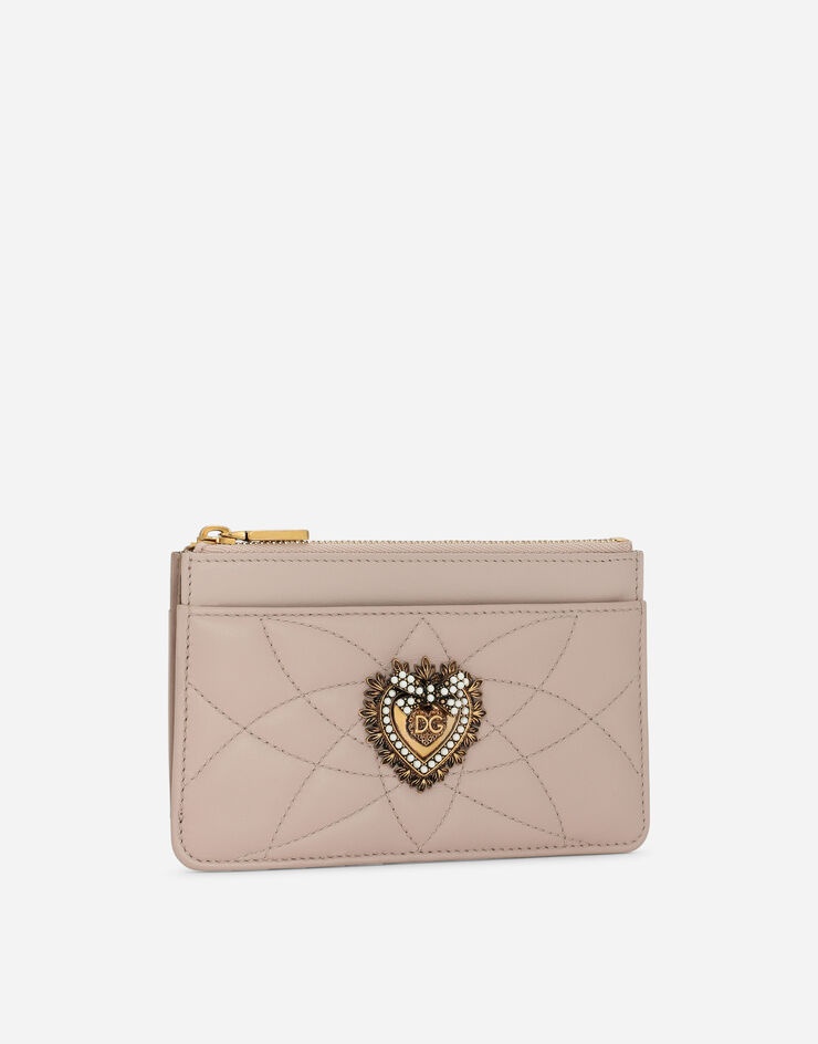 Medium Devotion card holder in quilted nappa leather - 2