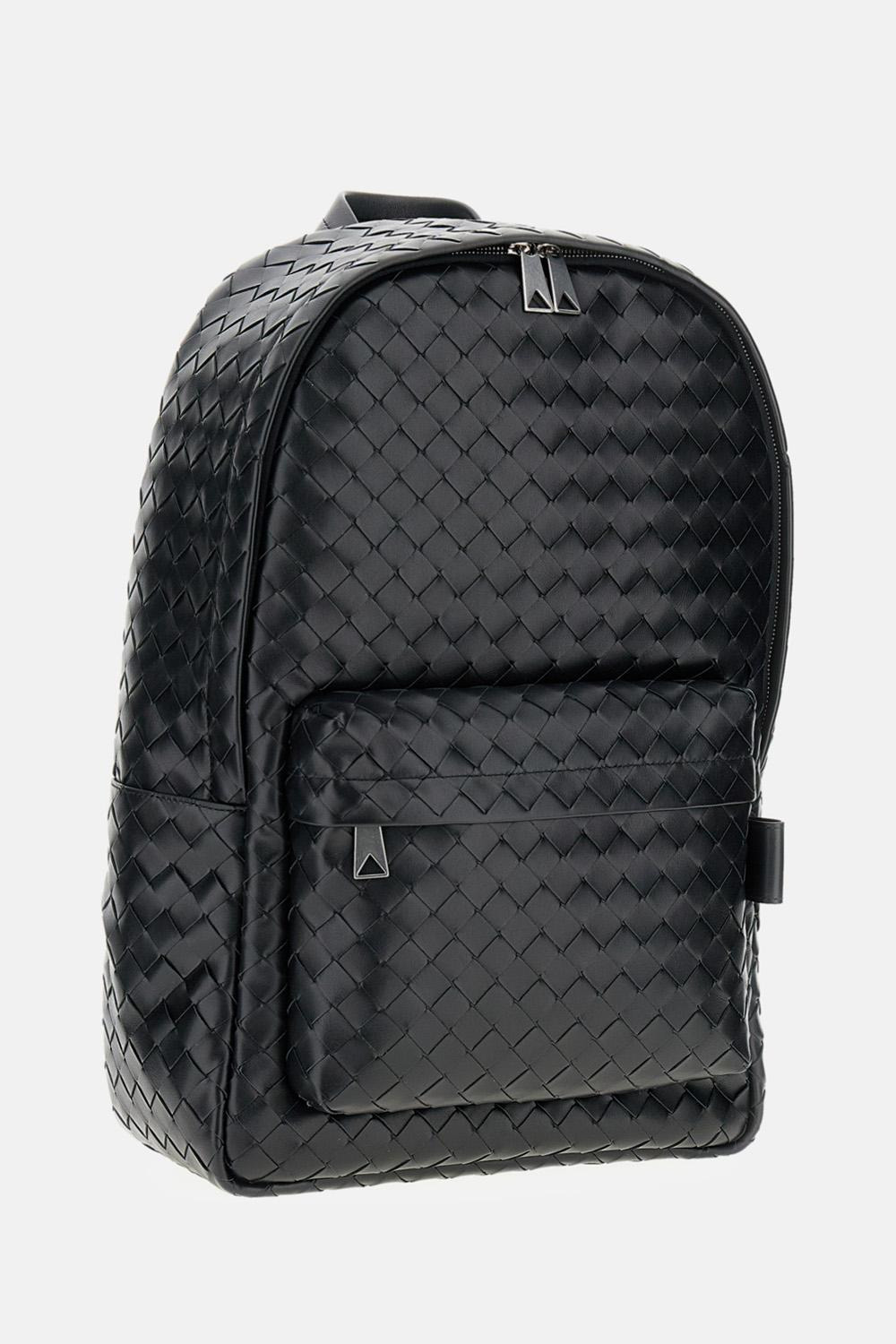 LEATHER MESSENGER BACKPACK - 2