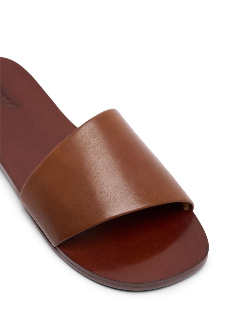 leather slides - 4