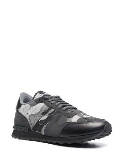 Valentino Rockrunner Camouflage lace-up sneakers outlook