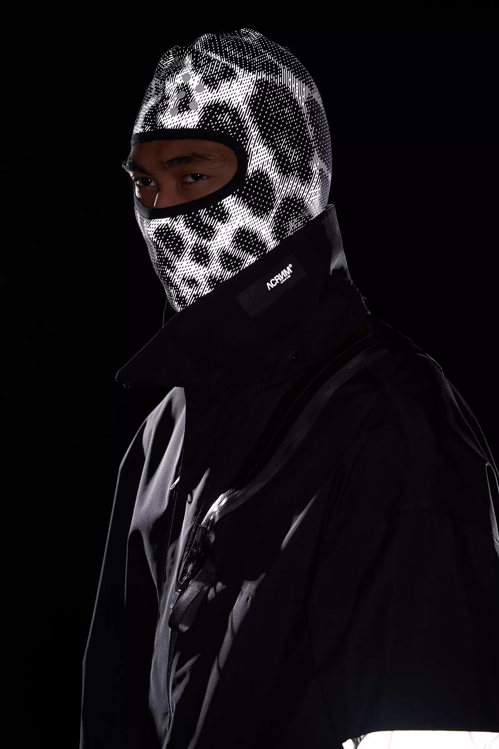 BK3-PS Retroreflective Balaclava Black - 3