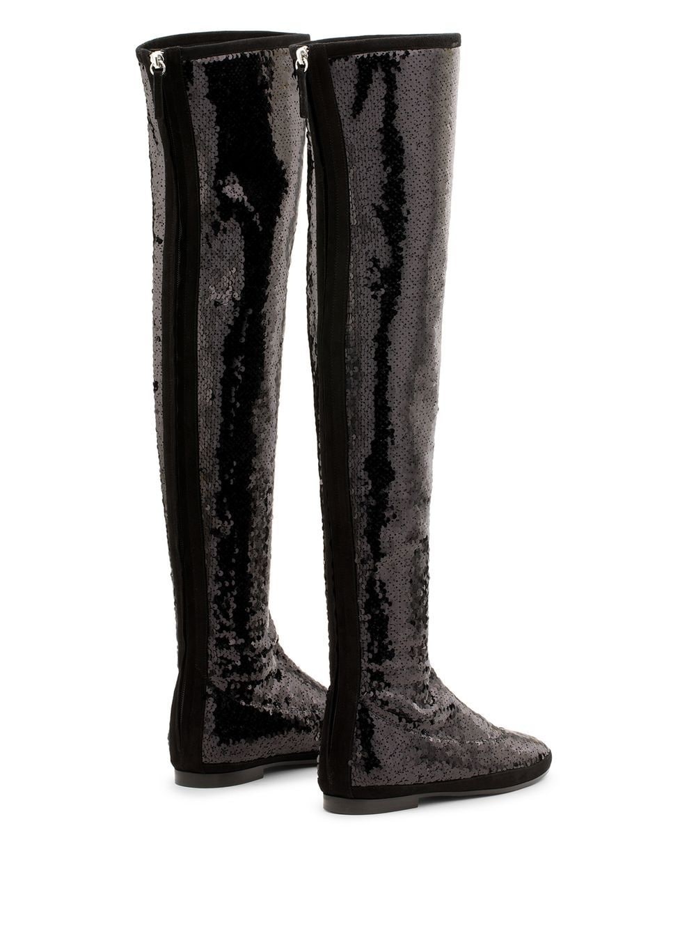 Candle sequin-embellished boots - 3