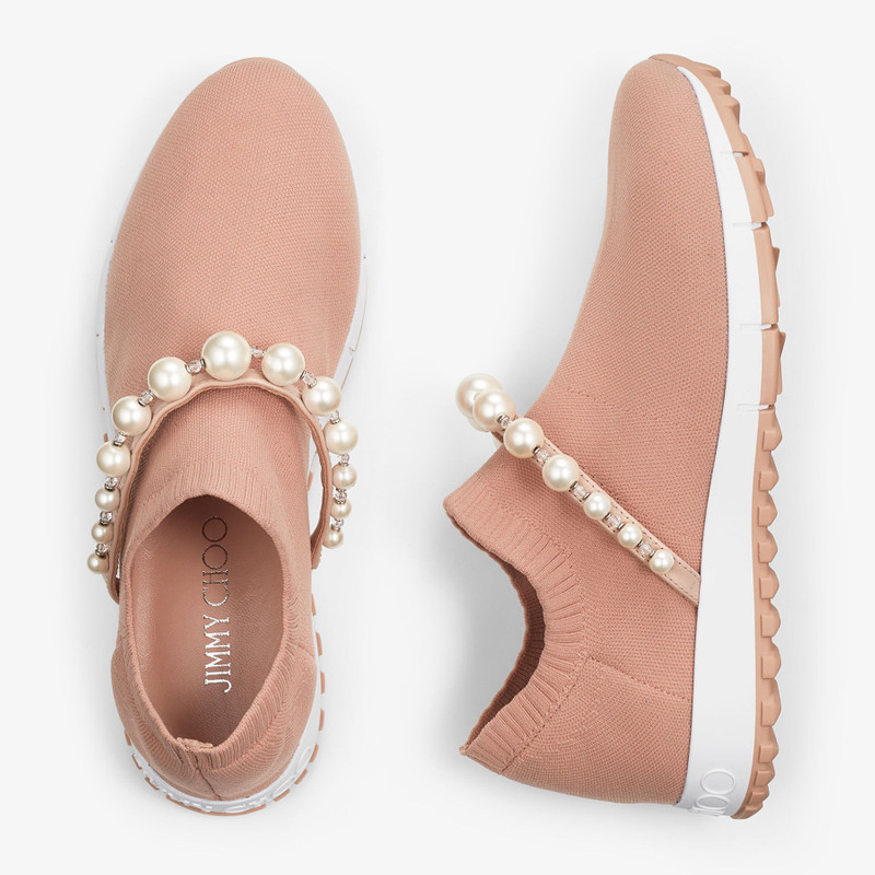 Venice
Ballet Pink Knit Trainers with Pearls 6