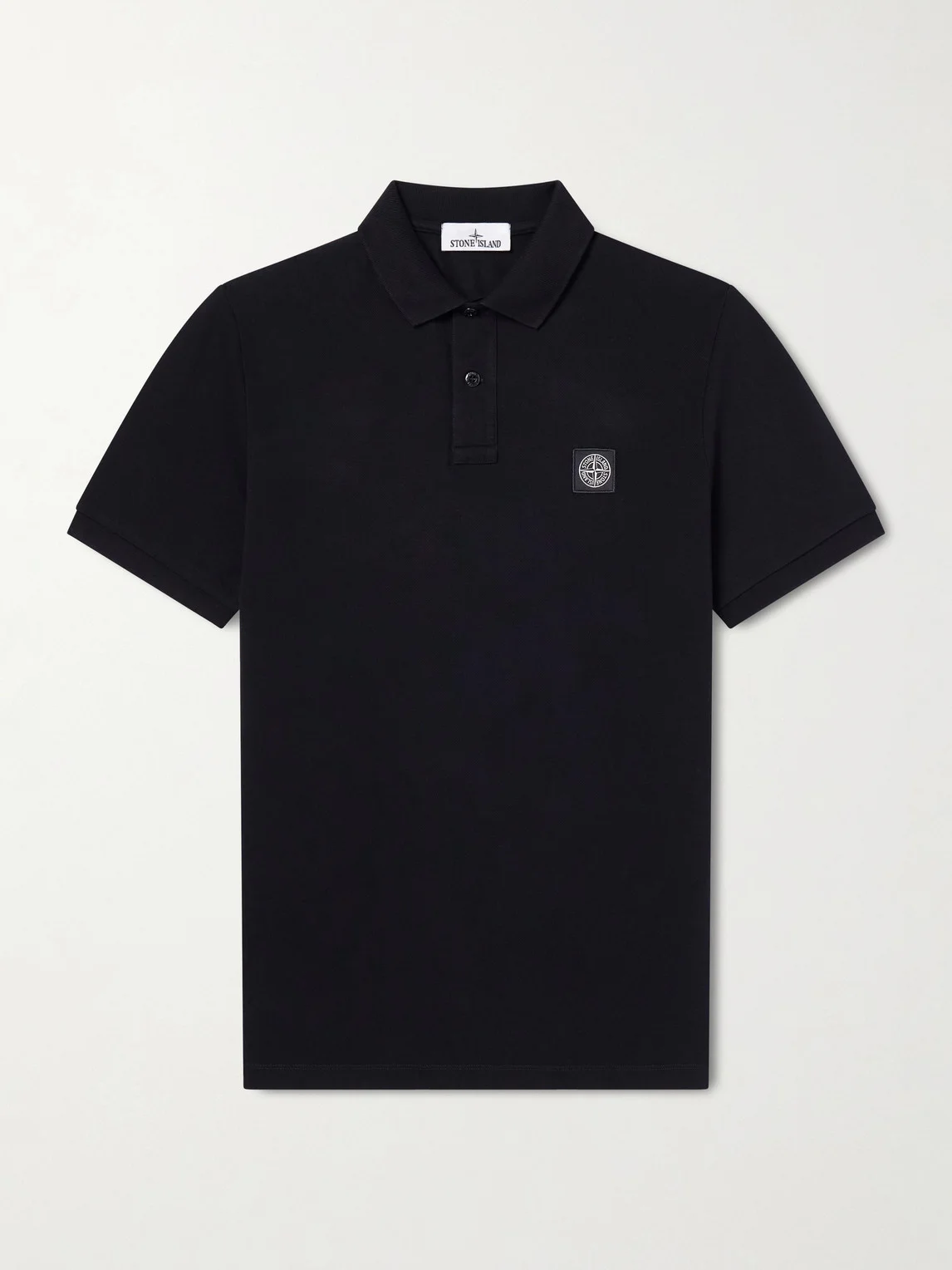 Stretch Cotton-Blend Piqué Polo Shirt - 1