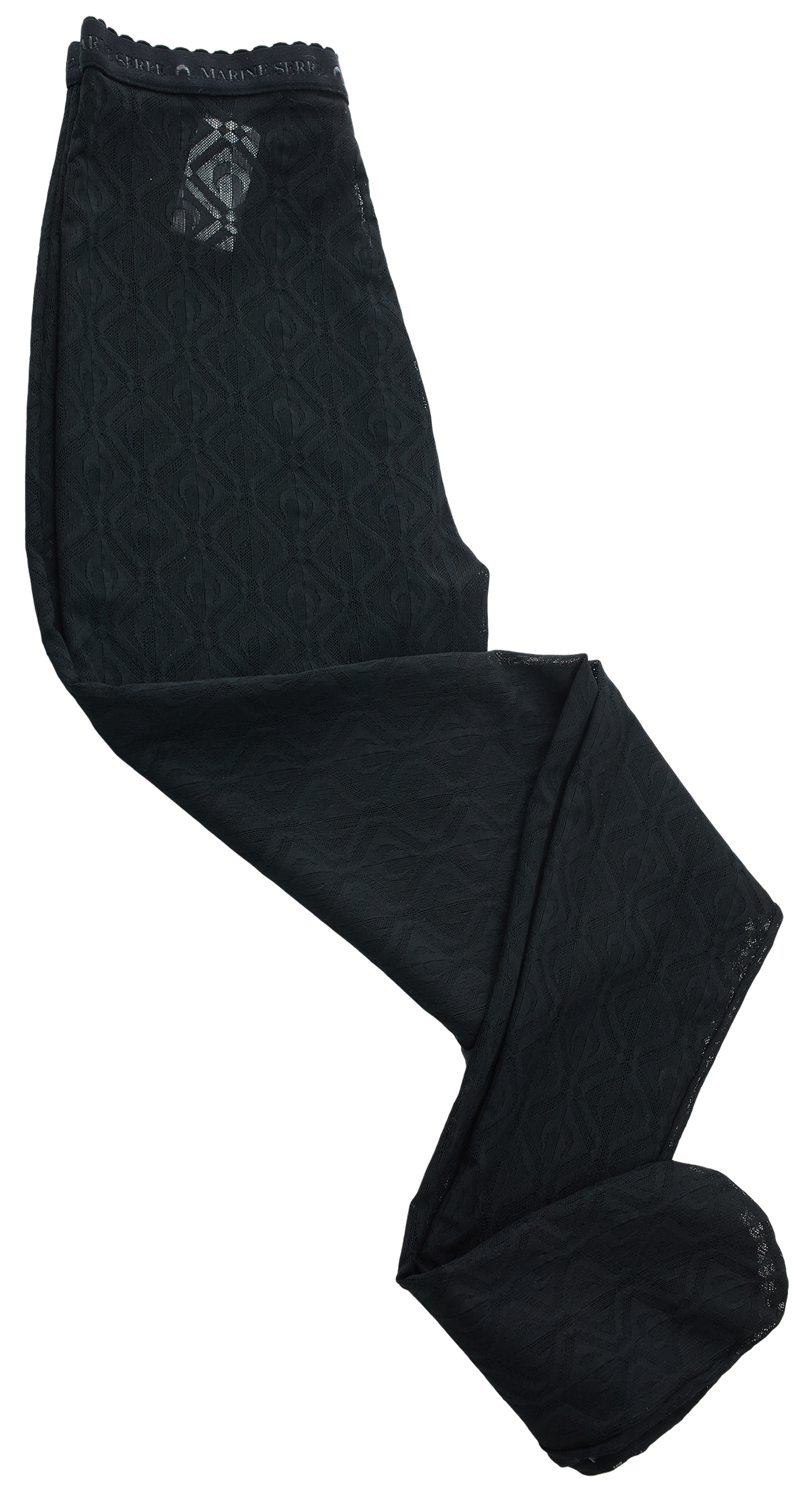 BLACK MONOPRINT TIGHTS - 2