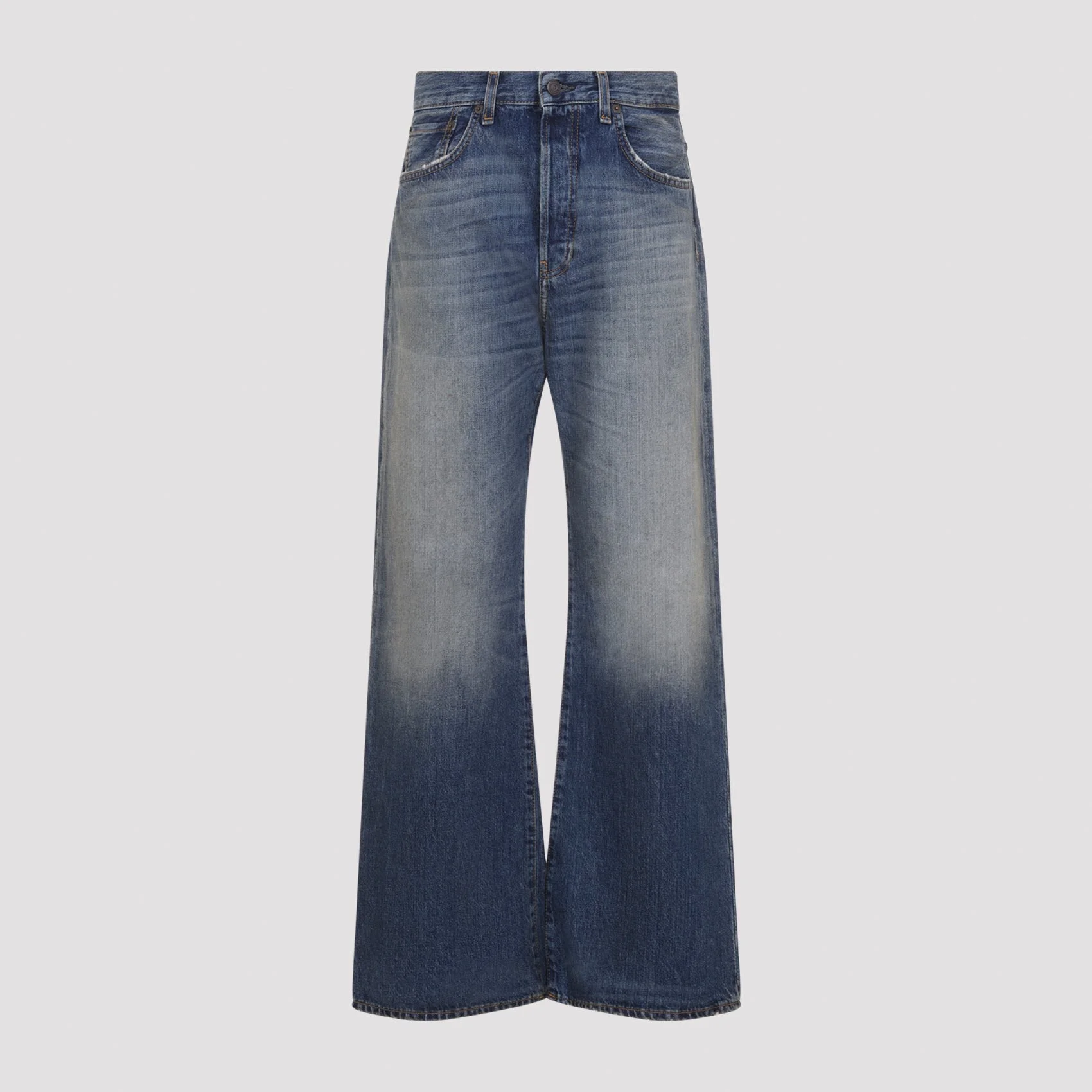 Acne Studios 2121F Mid Blue Bingo Jeans - 1