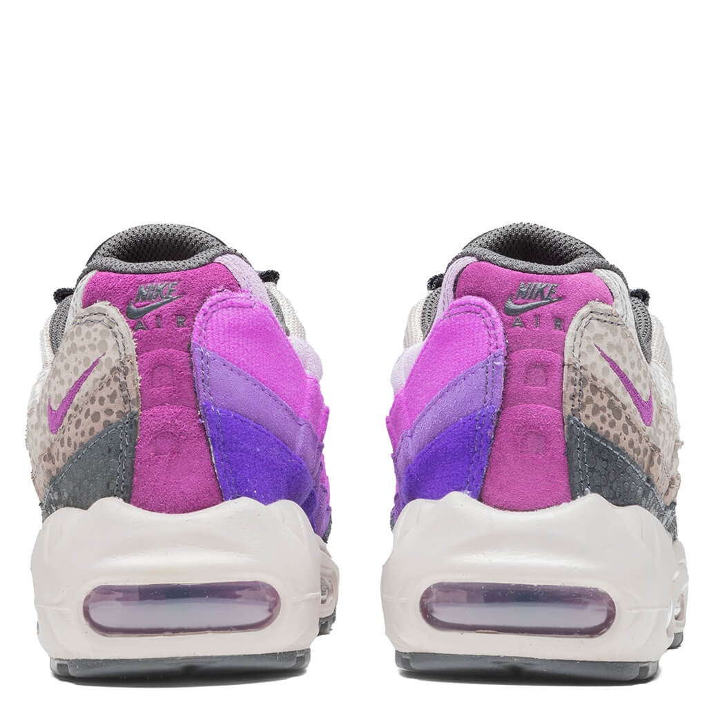 NIKE WOMEN'S AIR MAX 95 - ANTHRACITE/VIOTECH/IRONSTONE - 4