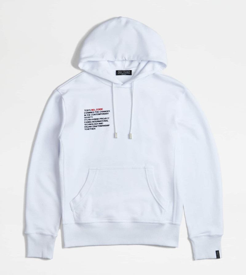 HOODIE NO_CODE - WHITE 1