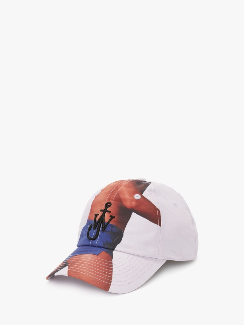 PRINTED BASEBALL CAP WITH ANCHOR LOGO 3