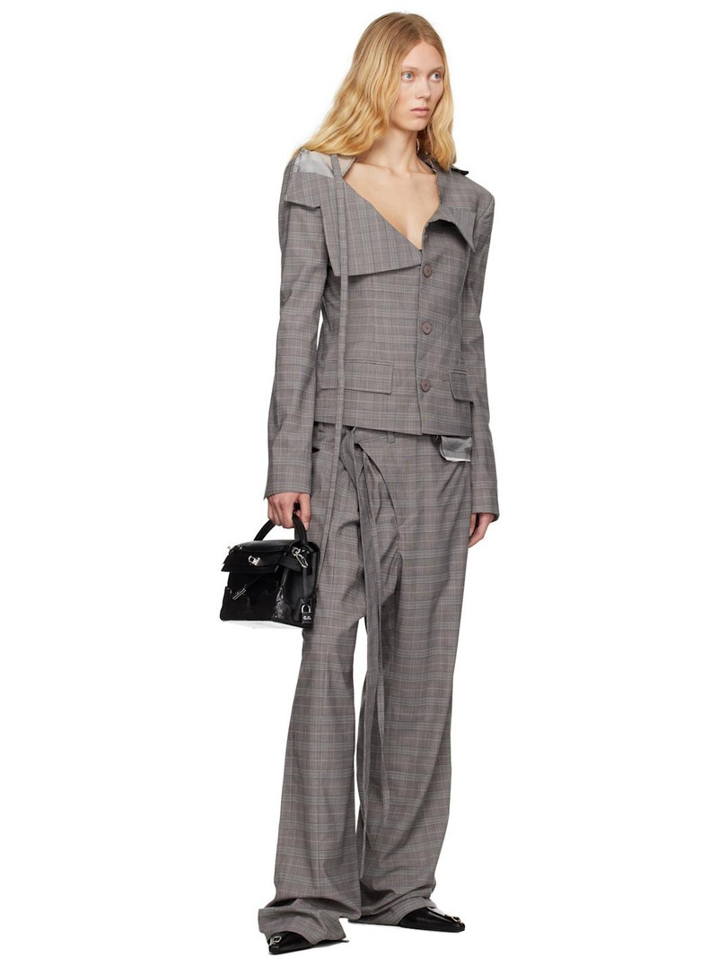 OTTOLINGER Gray Off-Shoulder Blazer outlook