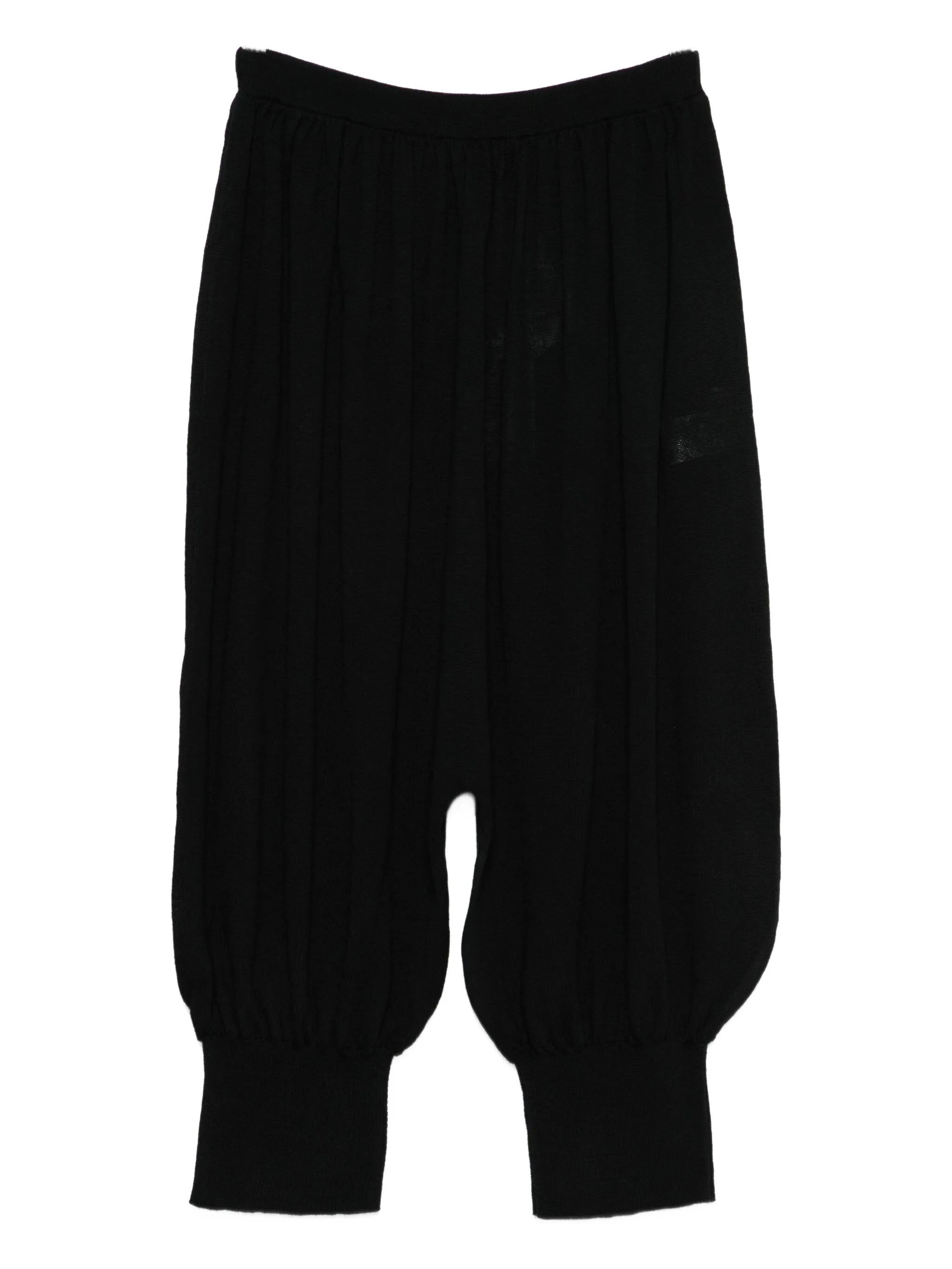 Paloma Wool Gathered Merino-wool Pants - 1