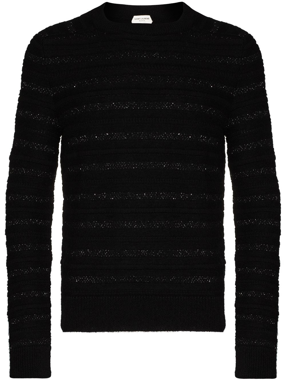 stripe-pattern intarsia-knit jumper - 1