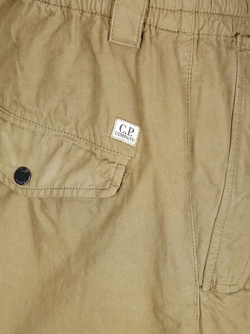 button-fastening drawstring trousers - 3