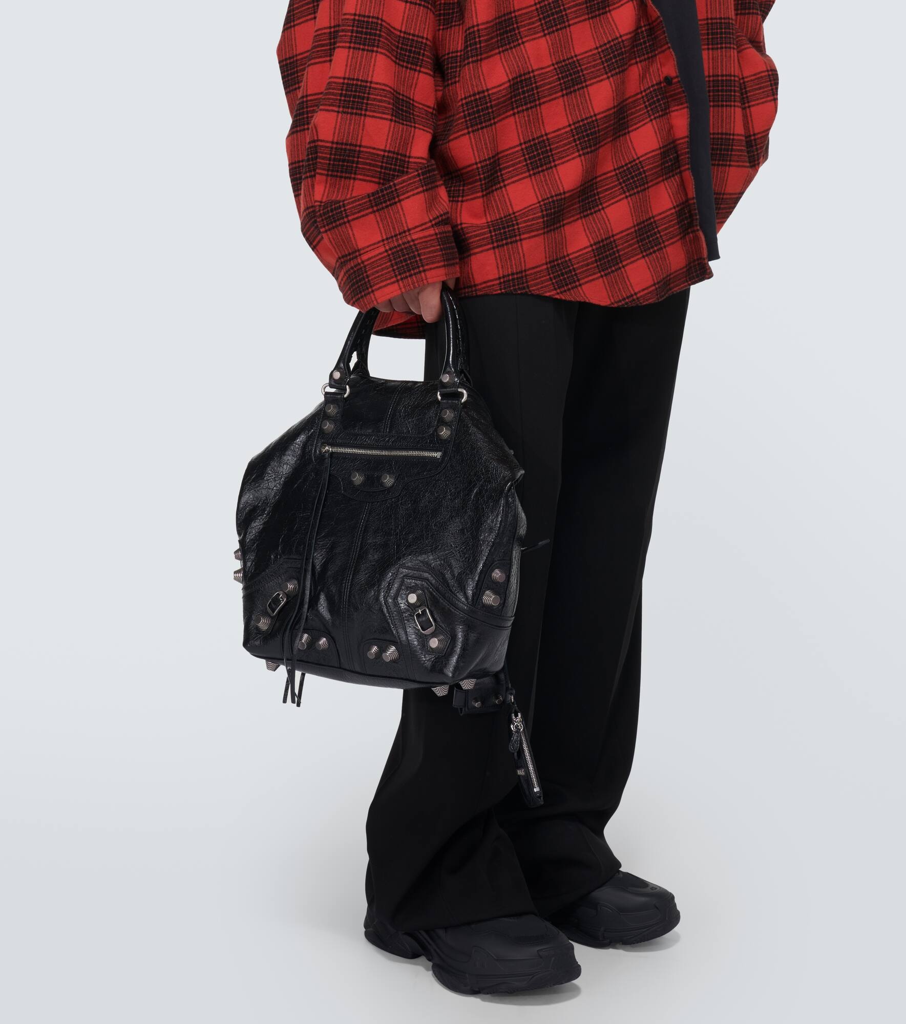 Le Cagole Medium leather tote bag - 2