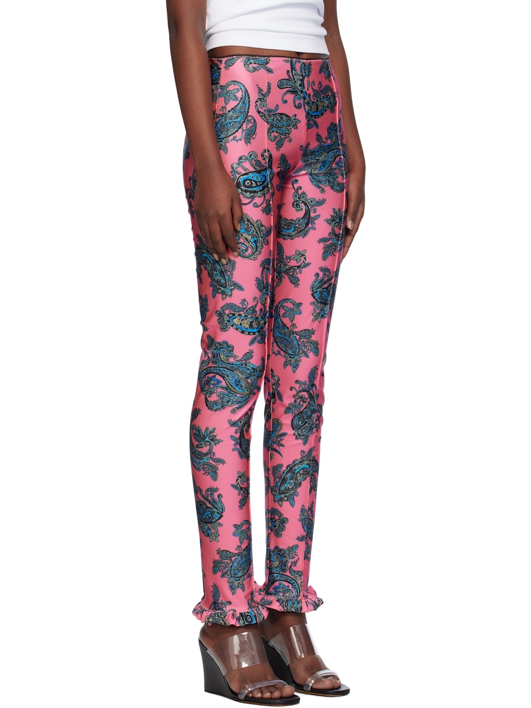 Pink Ruffle Sport Leggings - 2