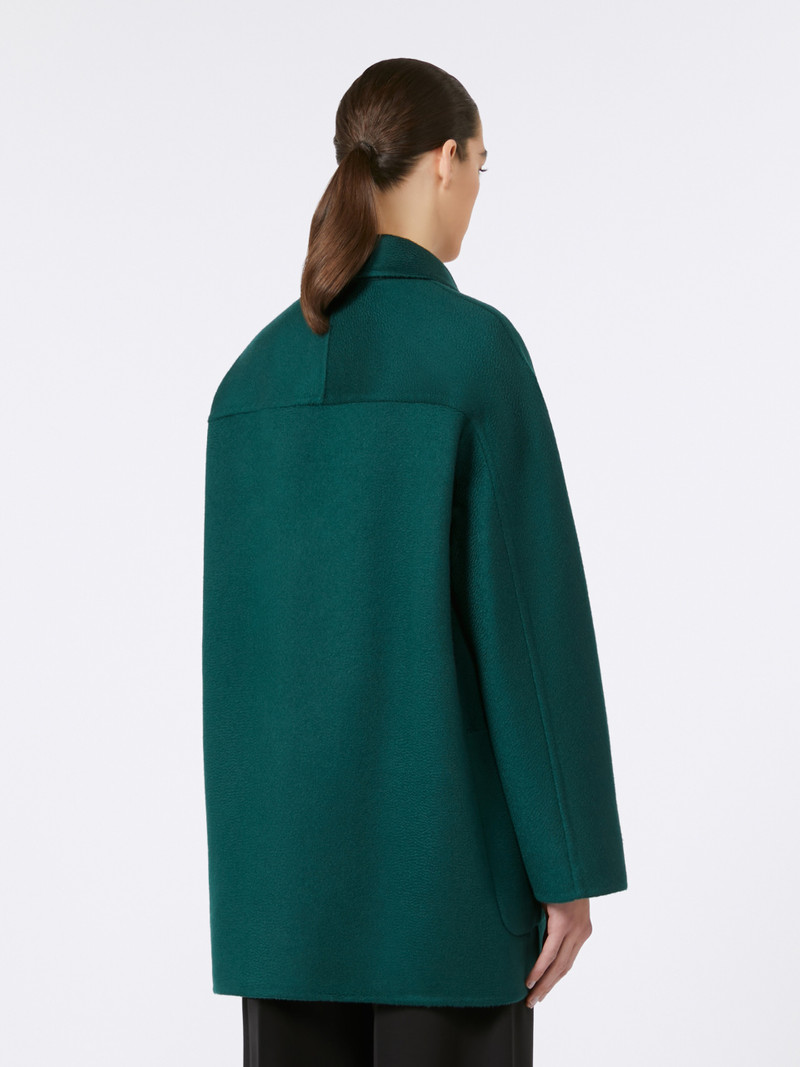 LEMBI Short pure cashmere coat 4