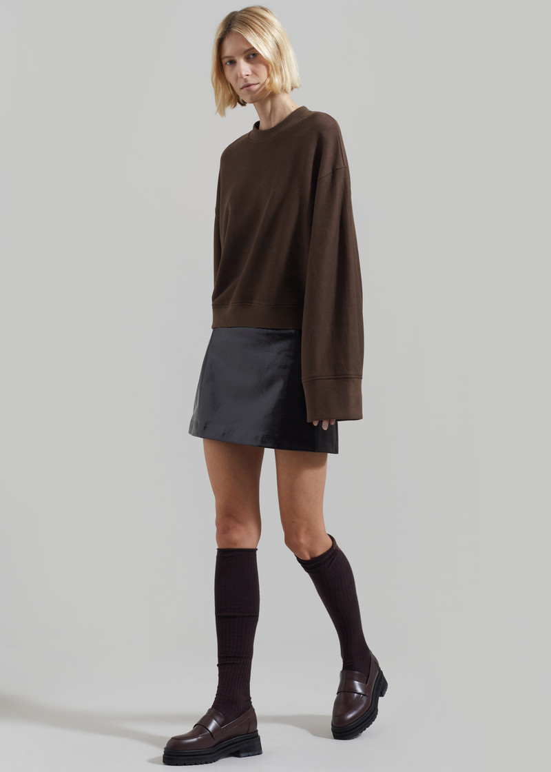 Talia Sweatshirt - Brown 3