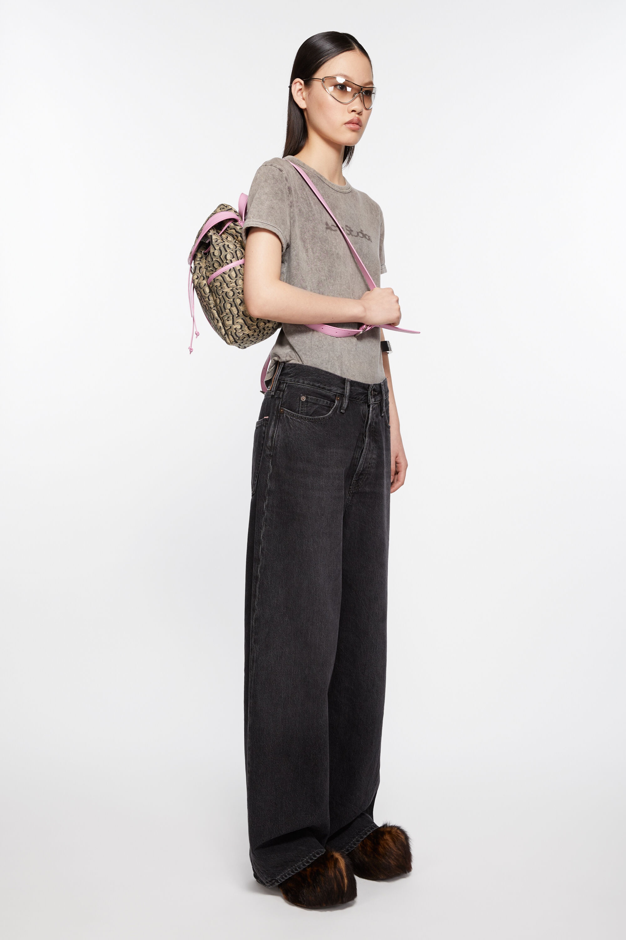 Mini backpack monogram - Beige/pink - 2