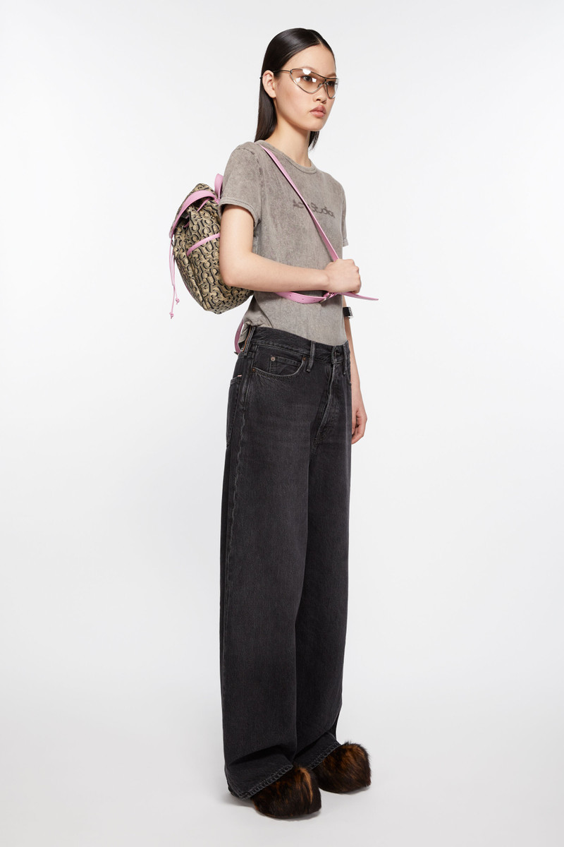 Mini backpack monogram - Beige/pink 2