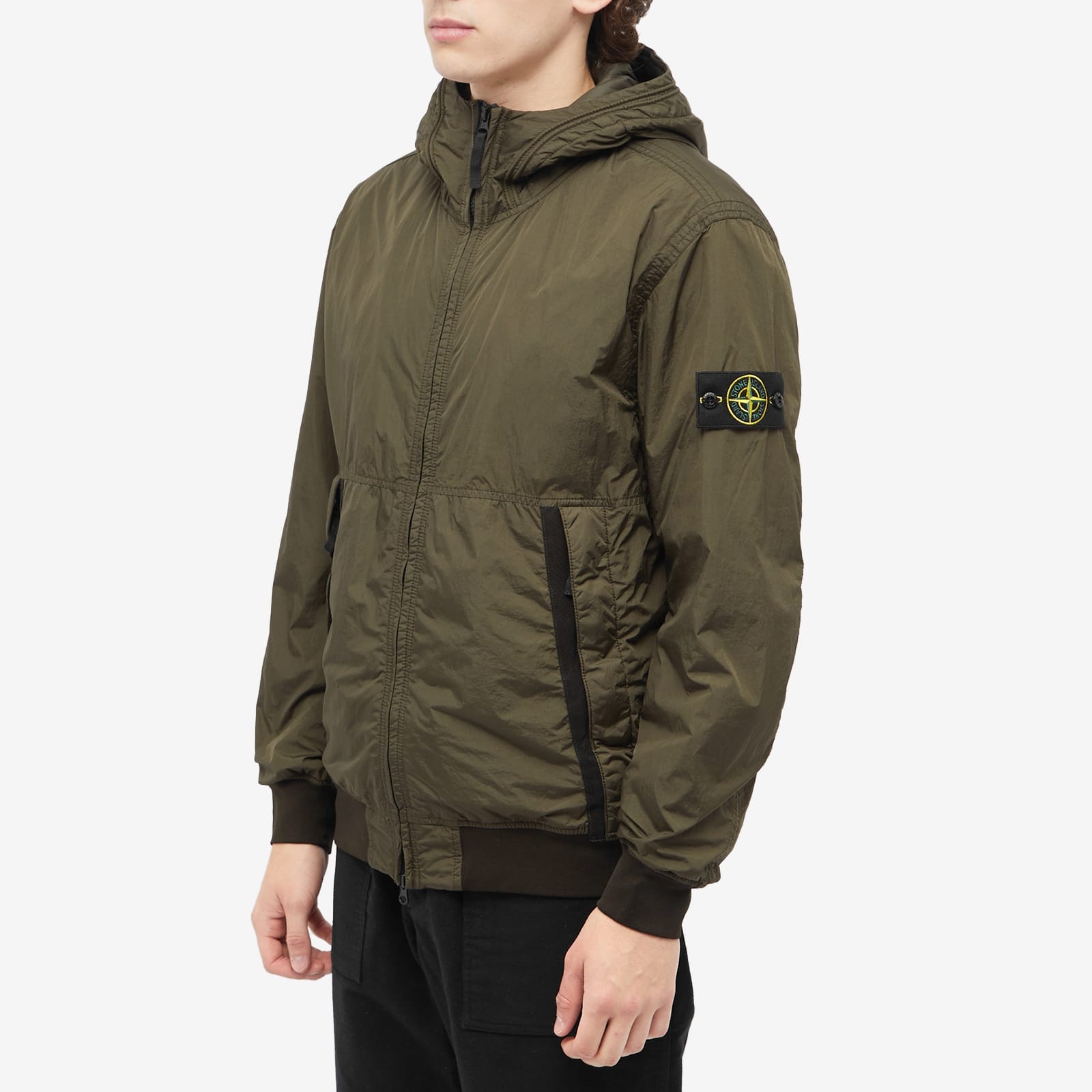 Stone Island Crinkle Reps Hooded Jacket - 2