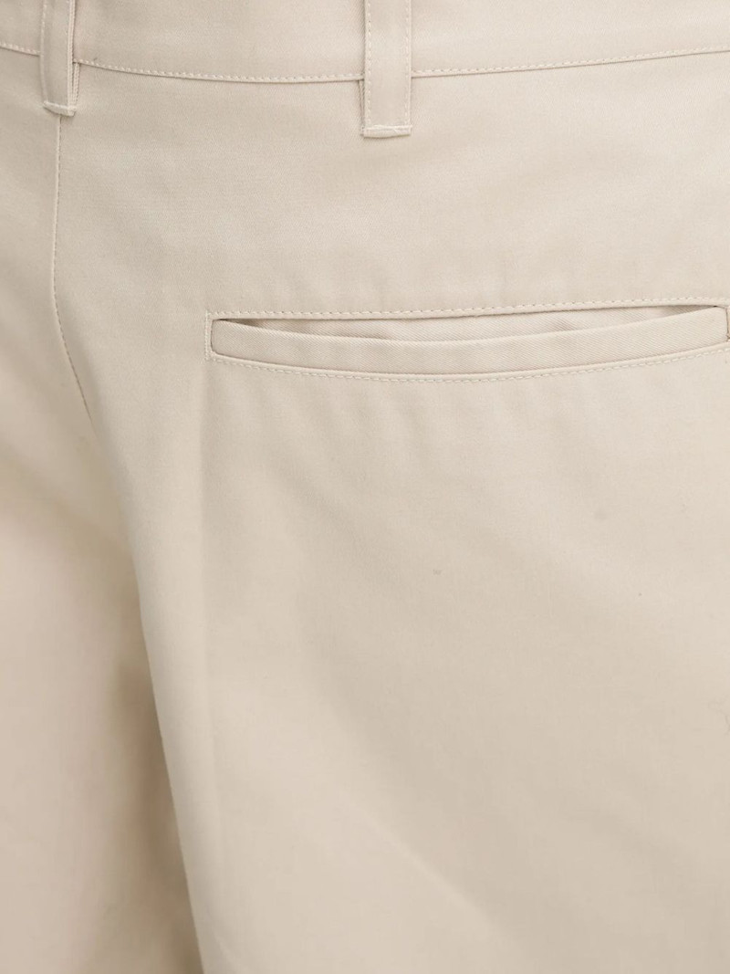 welt-pockets flat-front shorts 4