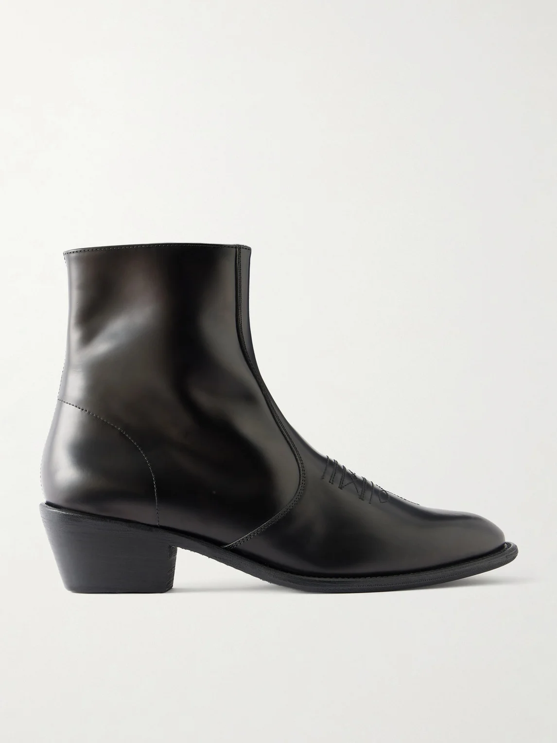 Kansas Leather Chelsea Boots - 1