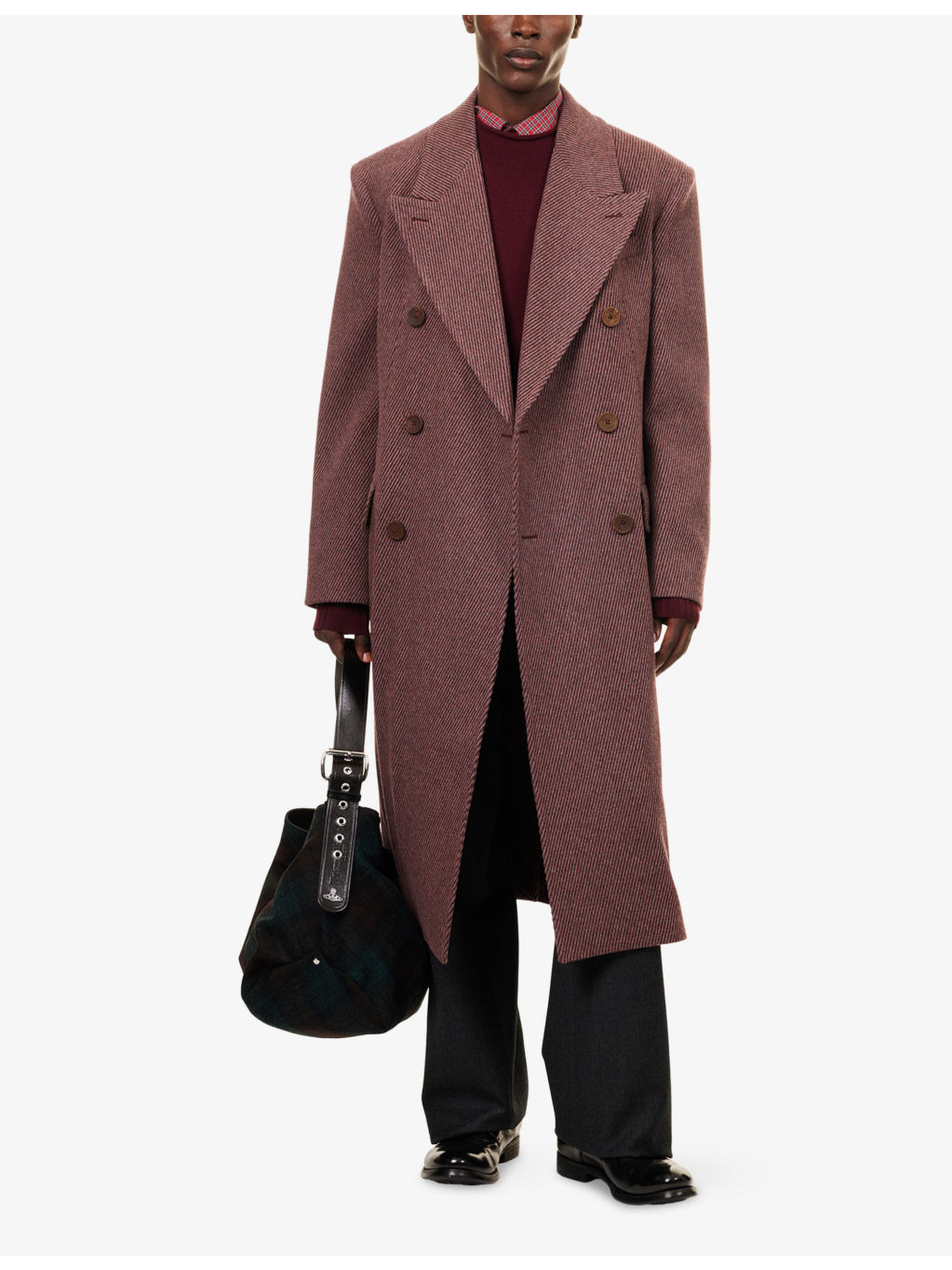 Winston Double-Breasted Wool Coat - 2