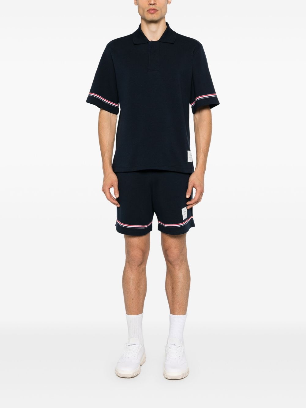 mid-rise track shorts - 2