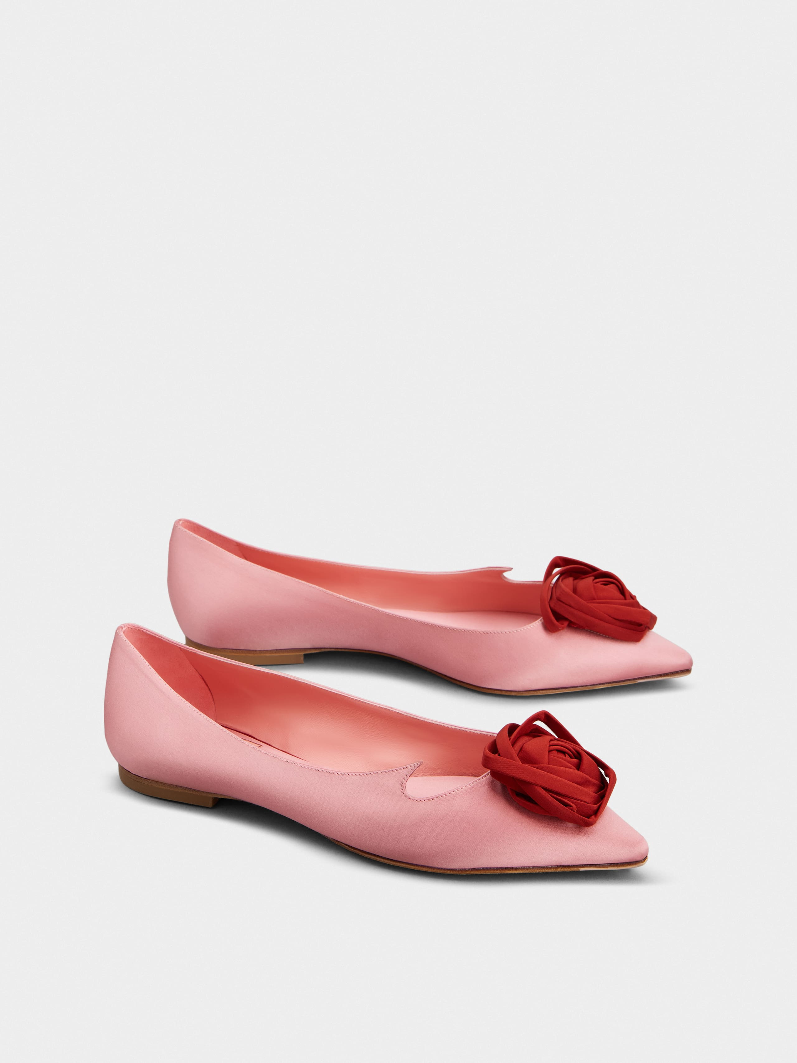 Rose Vivier Ballerinas in satin - 2