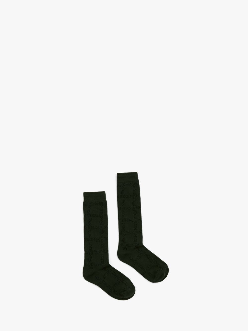 LOGO GRID LONG SOCKS - 1