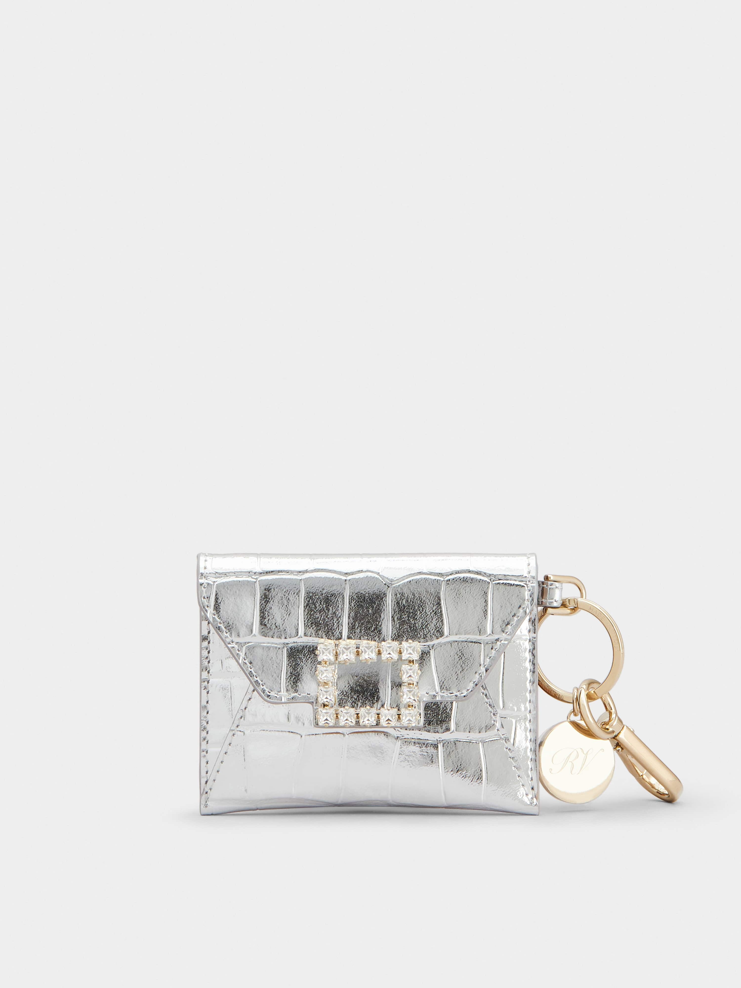 Très Vivier Strass Buckle Key Holder Mini Pouch - 1