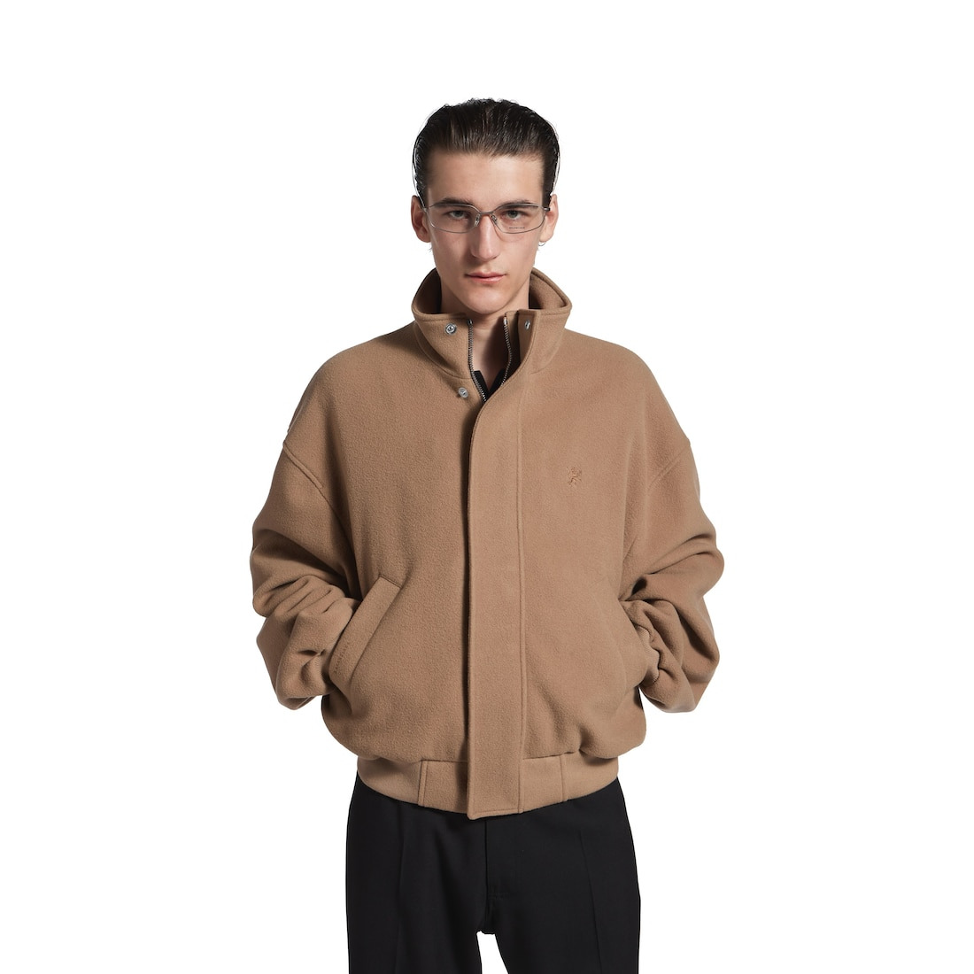 Men's Blouson in Camel - 5