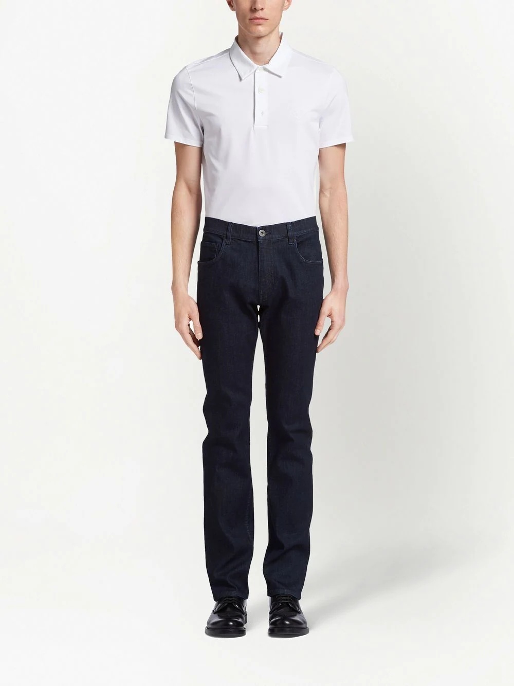 mid-rise slim-cut jeans - 2