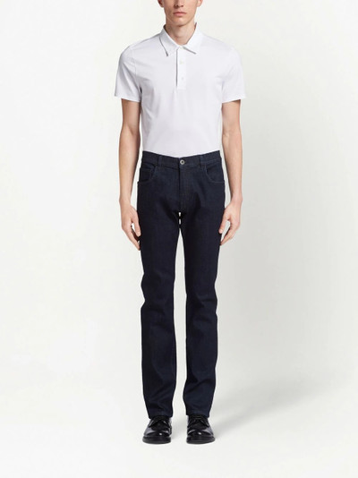 Prada mid-rise slim-cut jeans outlook