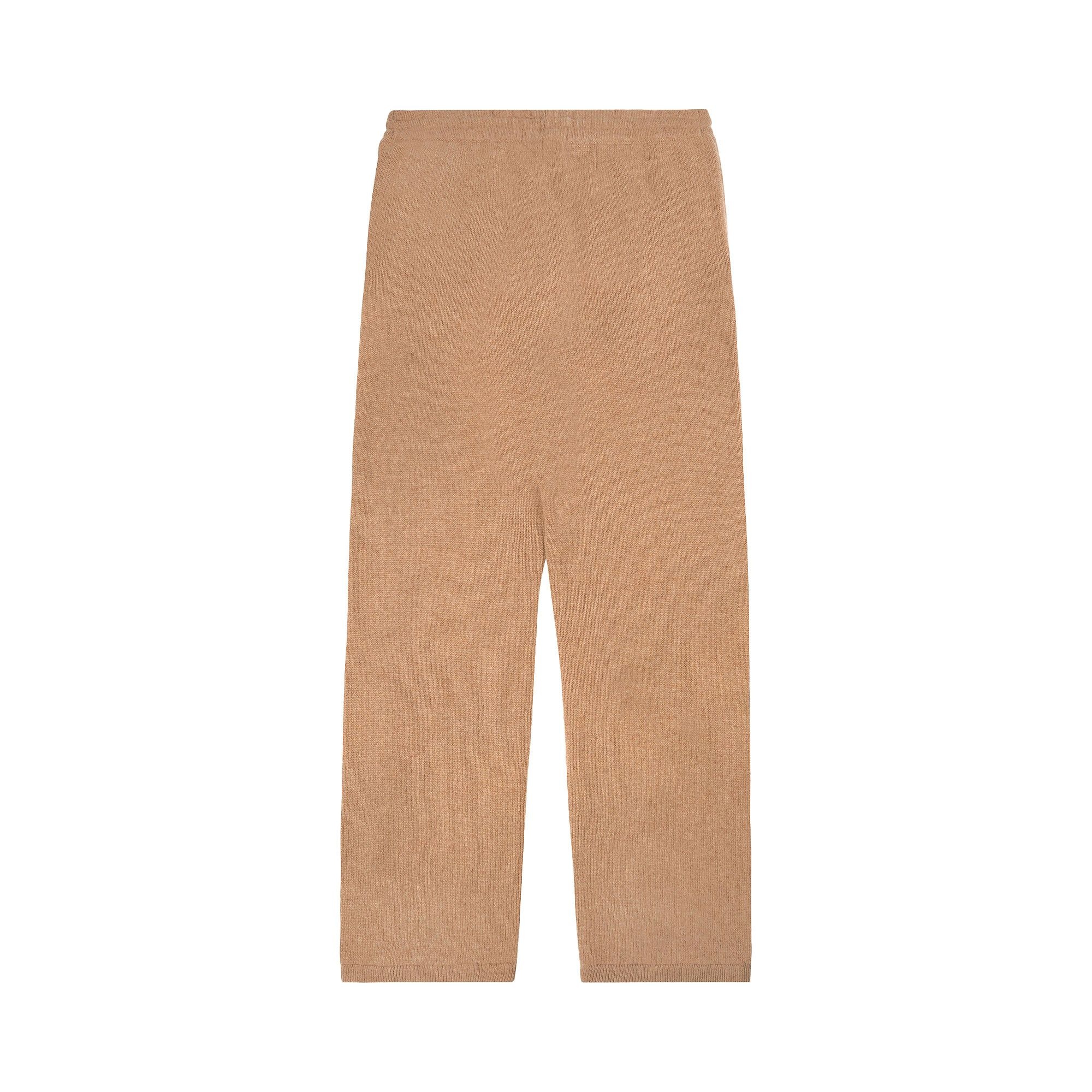 Sporty & Rich SRC Cashmere Trousers 'Camel/White' - 2