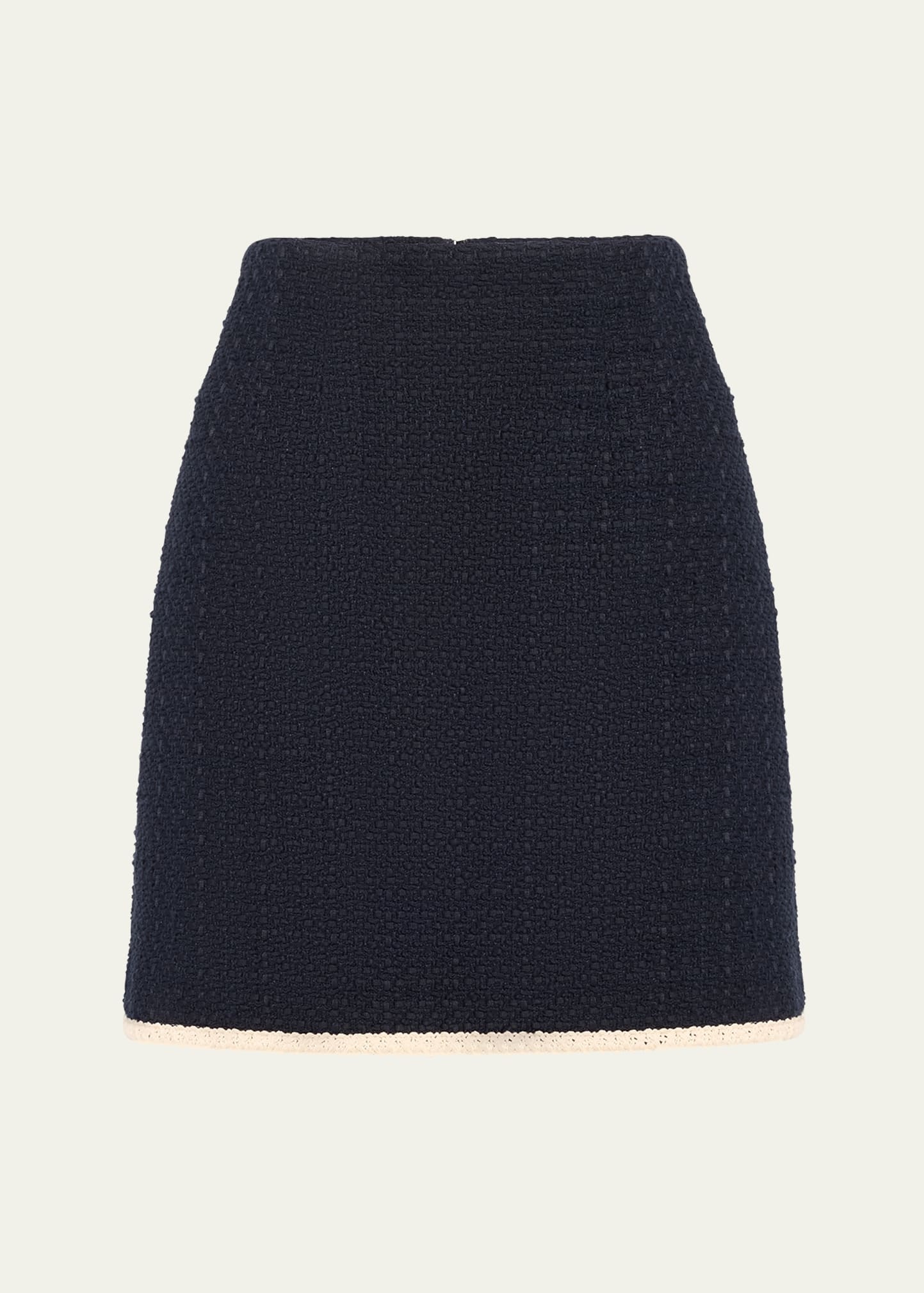 Roman Tweed Mini Skirt - 1