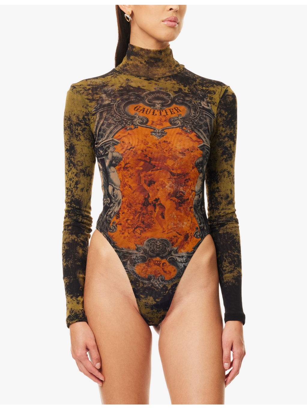 Medaillon Print Mesh Body - 3