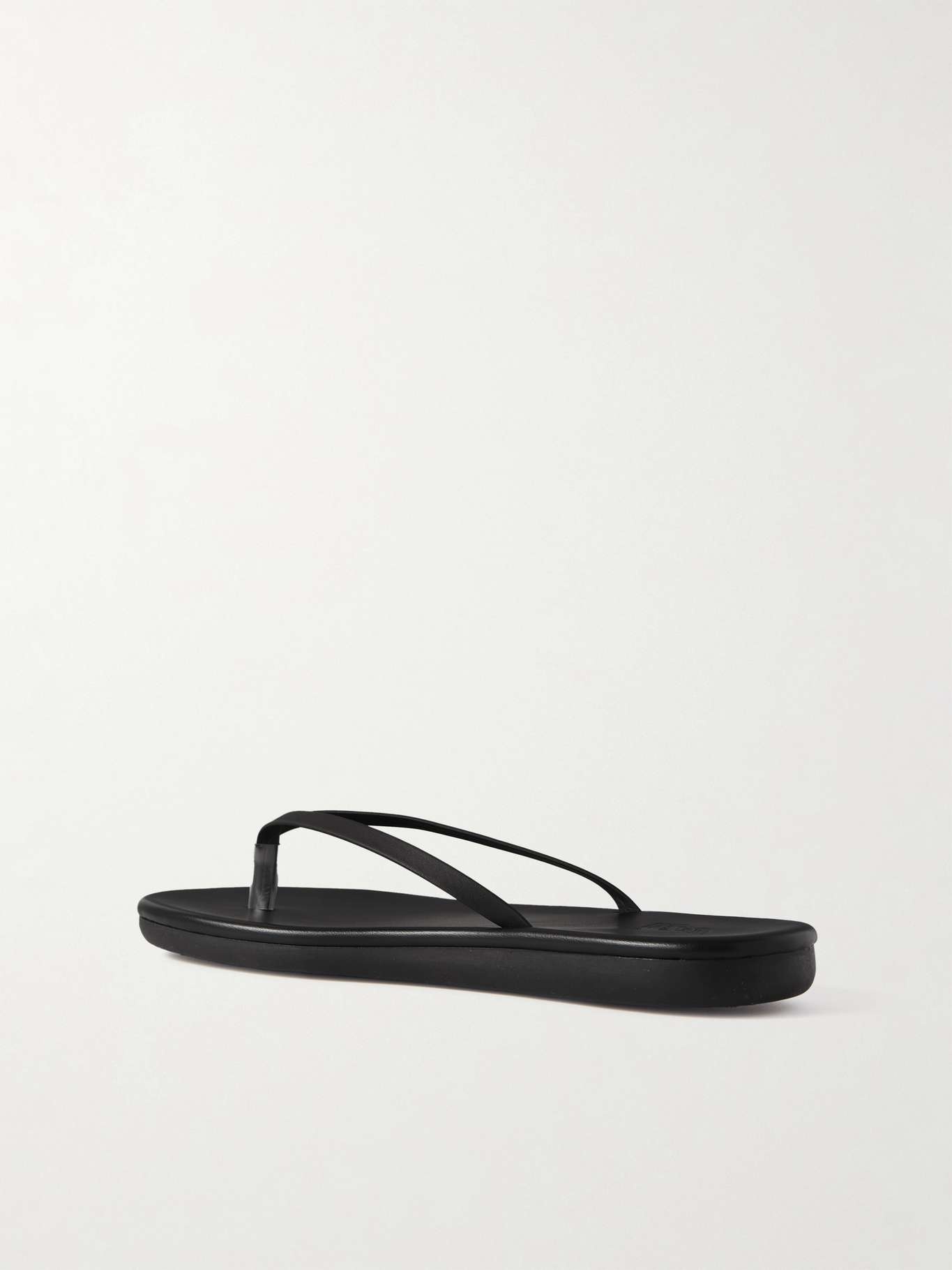 Saionara metallic leather flip flops - 3