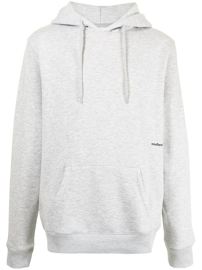 side logo print hoodie 1