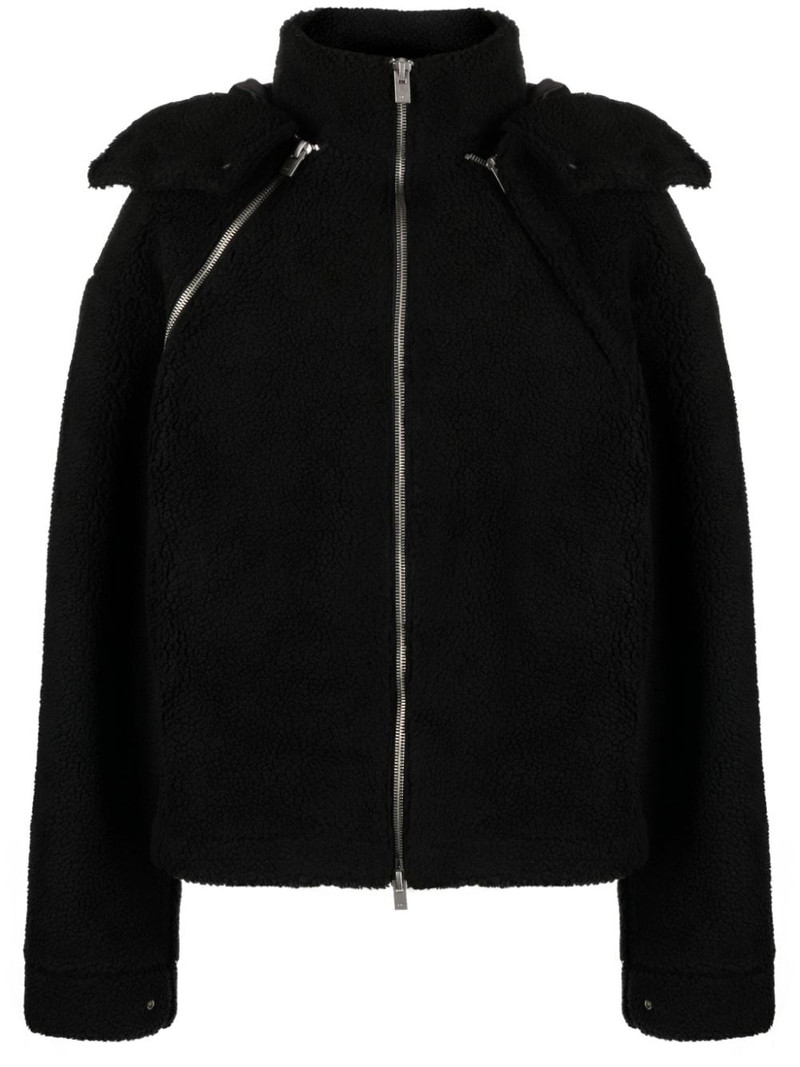 classic-hood fleece jacket 1
