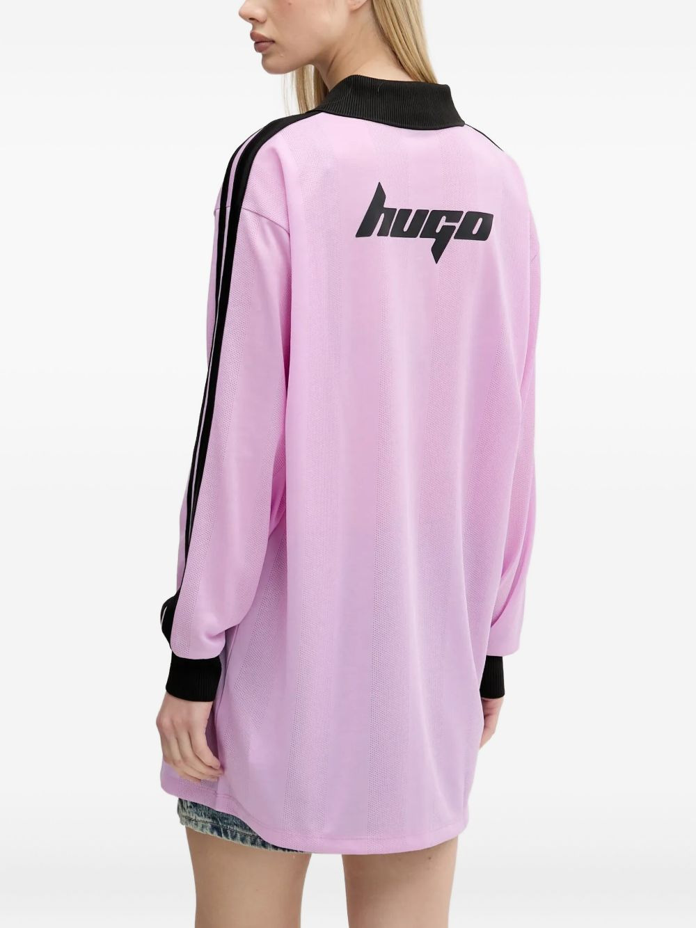 93 graphic-print football top - 4
