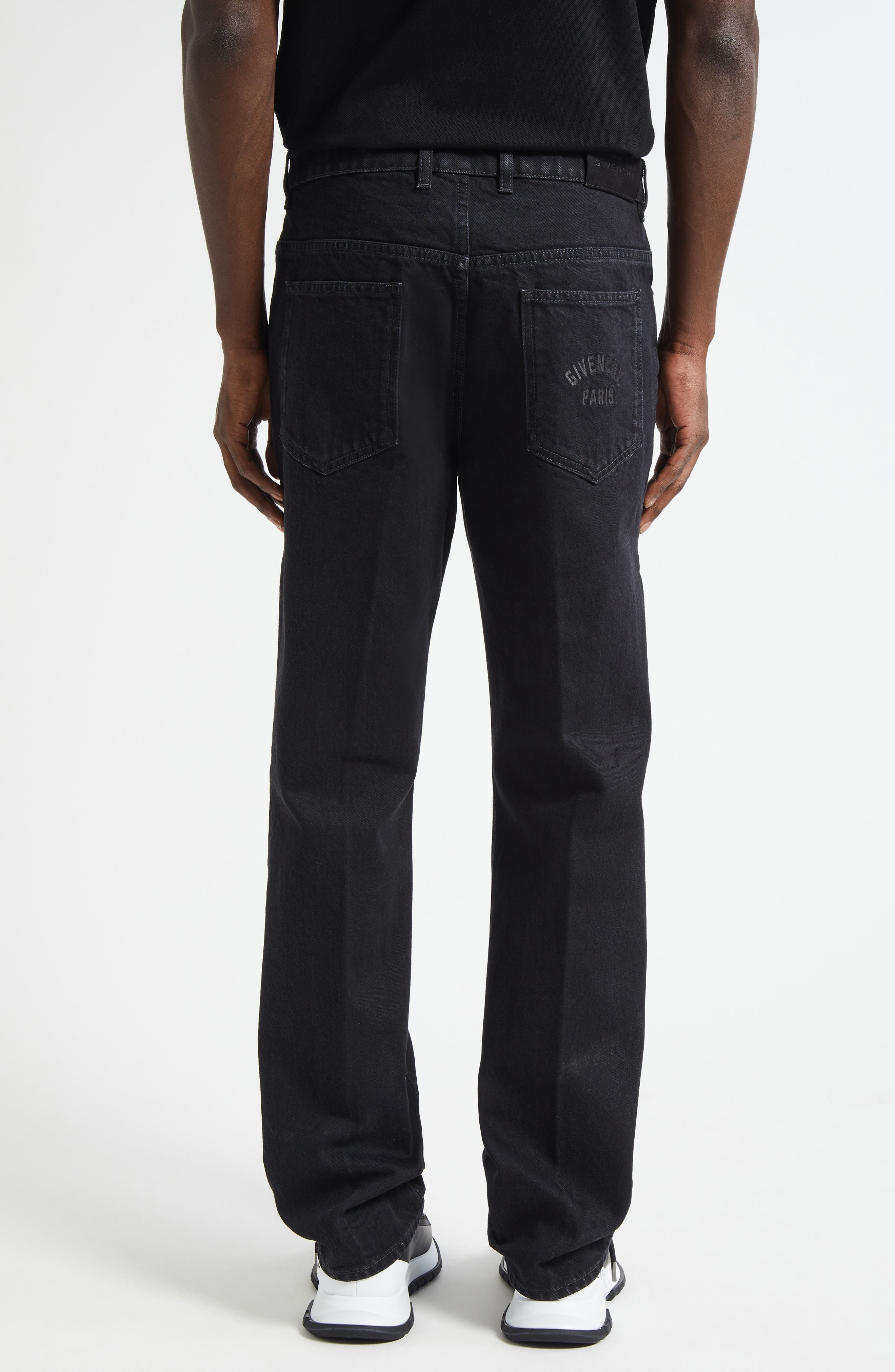Givenchy Straight Leg Jeans in Black at Nordstrom - 3