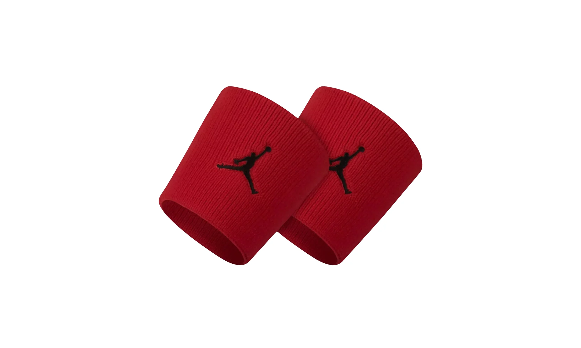 Jumpman Dri-fit Wristbands 2pack Red Unisex Style : Jkn01 "RED/BLACK" JKN01 605 - 1