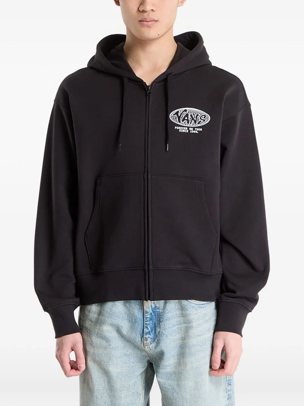 logo-print hoodie - 1