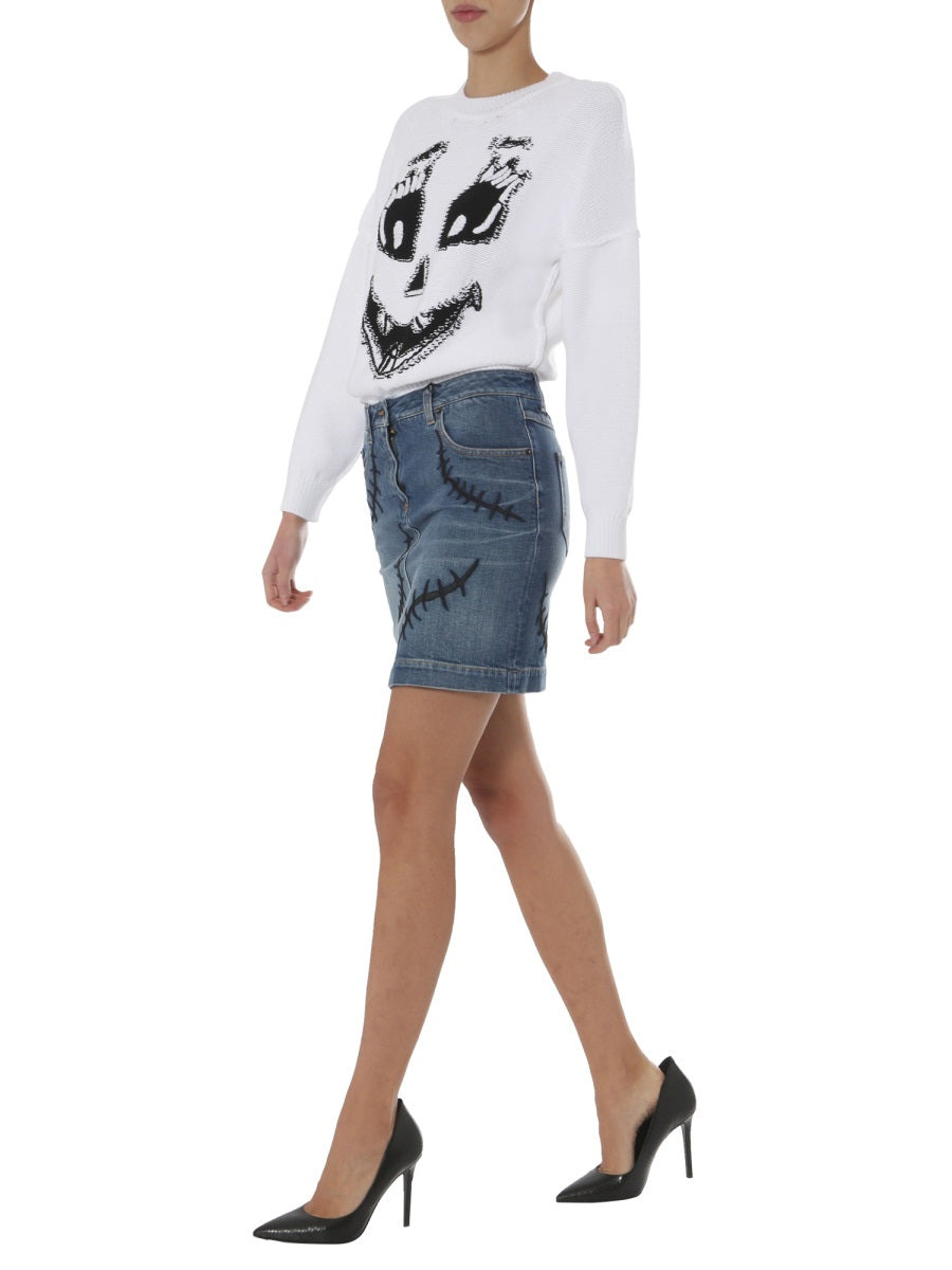 Moschino Women Crew Neck Sweater - 3