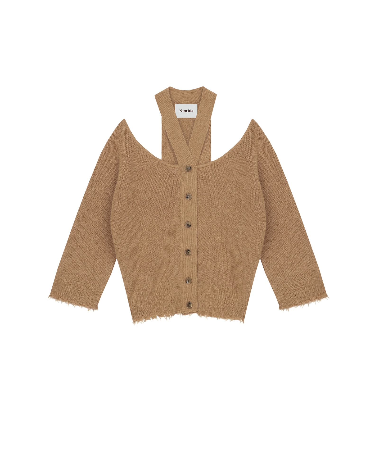 HEE - Cut-out sweater - Latte - 1