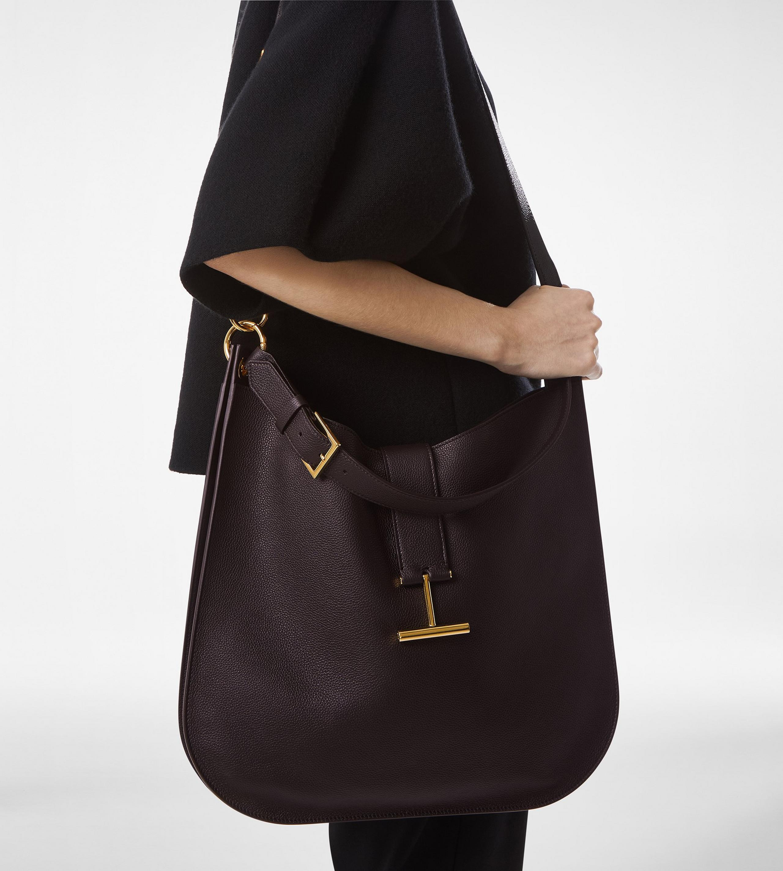 GRAIN LEATHER TARA LARGE CROSSBODY - 6