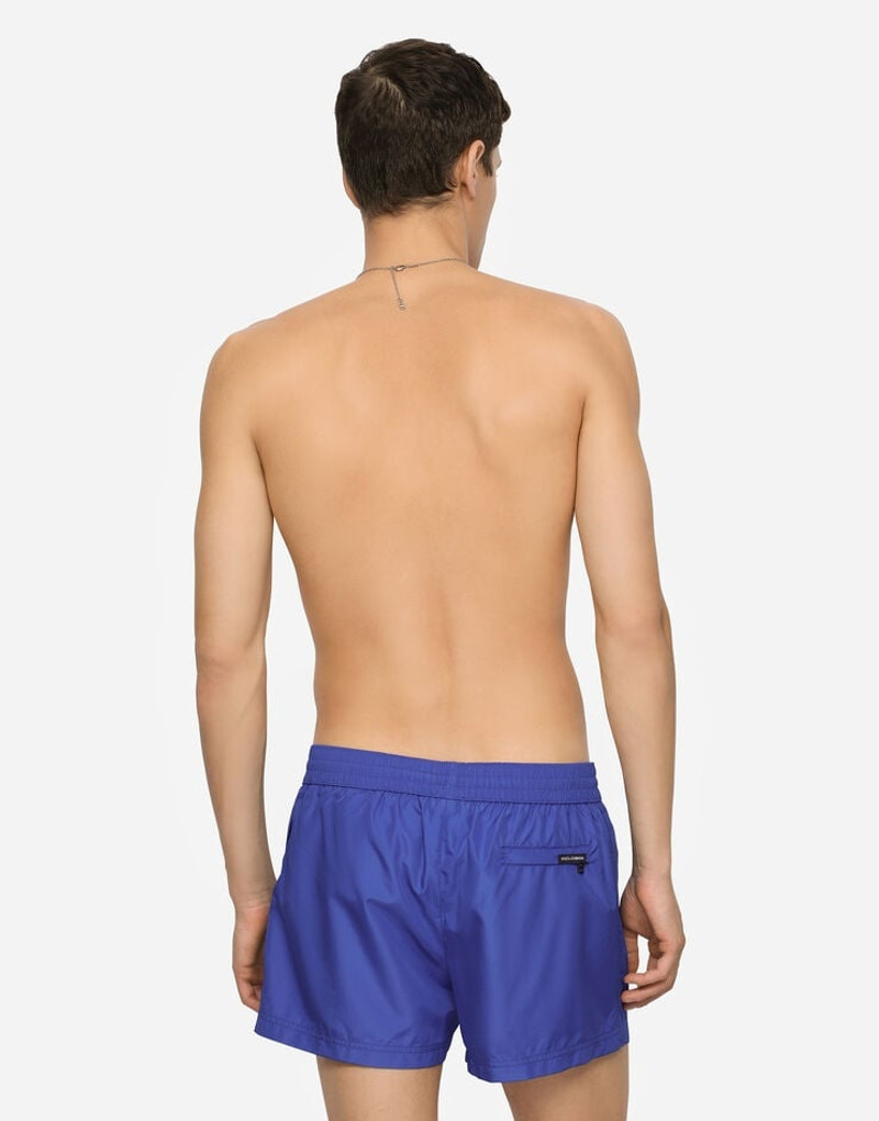 Dolce & Gabbana Short swim trunks with 3D DG logo outlook