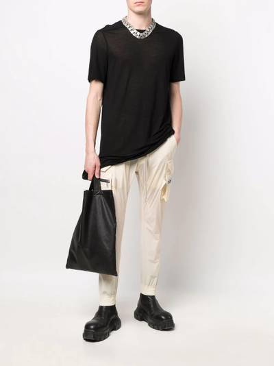 Rick Owens drawstring-waist multiple-pocket trousers outlook